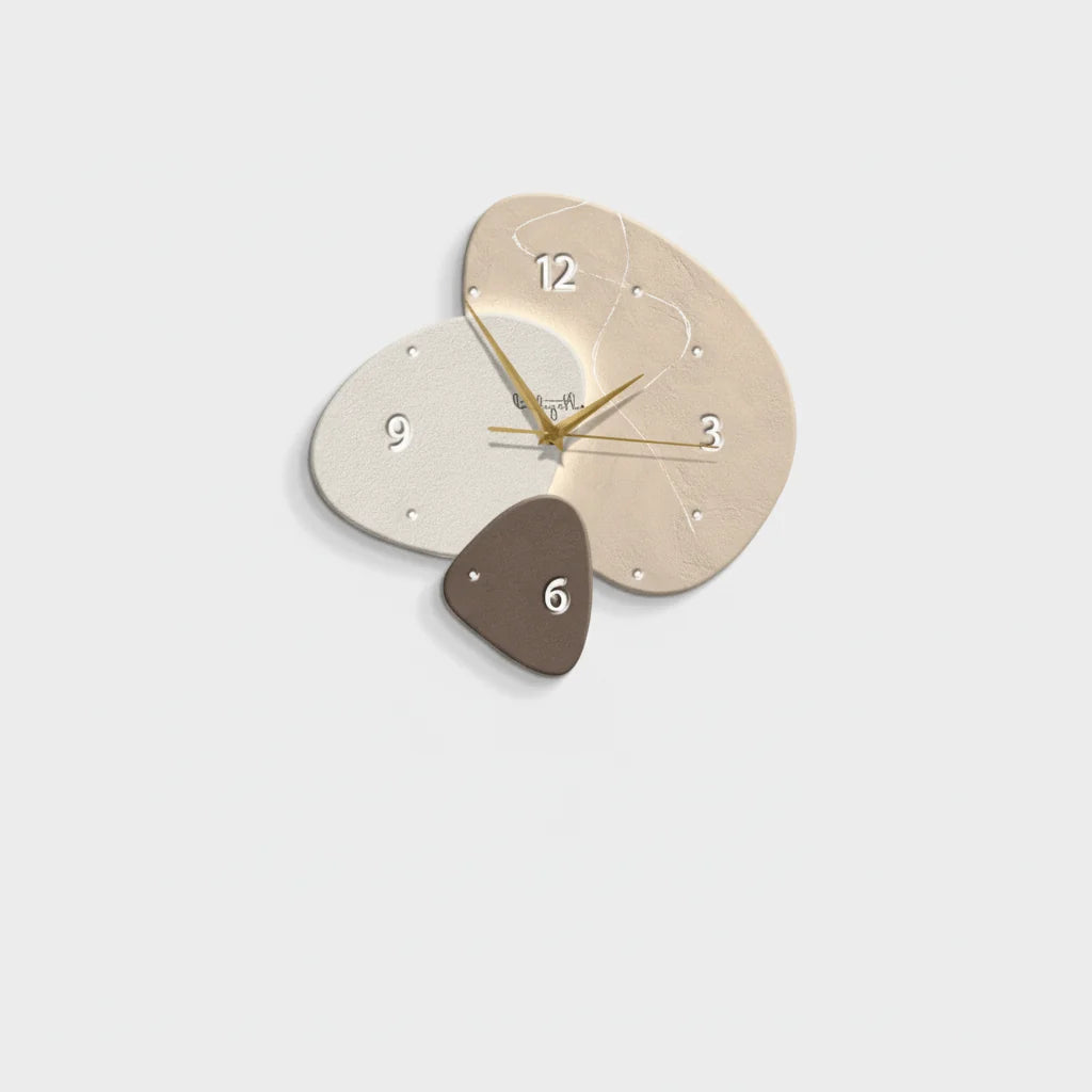 Wall Clock Silent Movement Scandinavian Design Easy-to-Read Dial