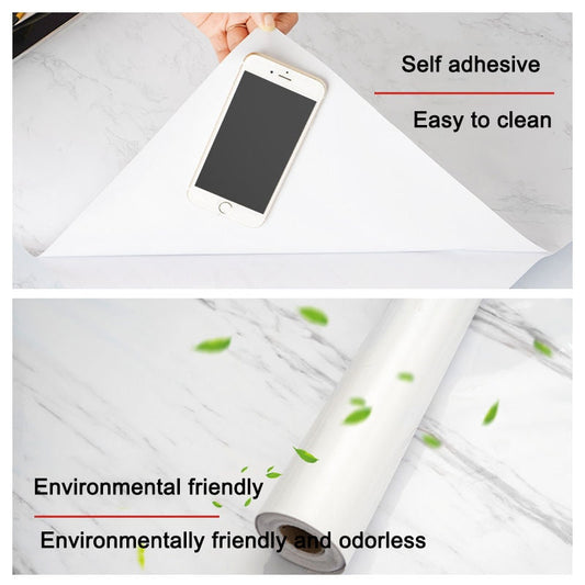 Wall Film Self-Adhesive 3D Marble Waterproof & Mold-Resistant