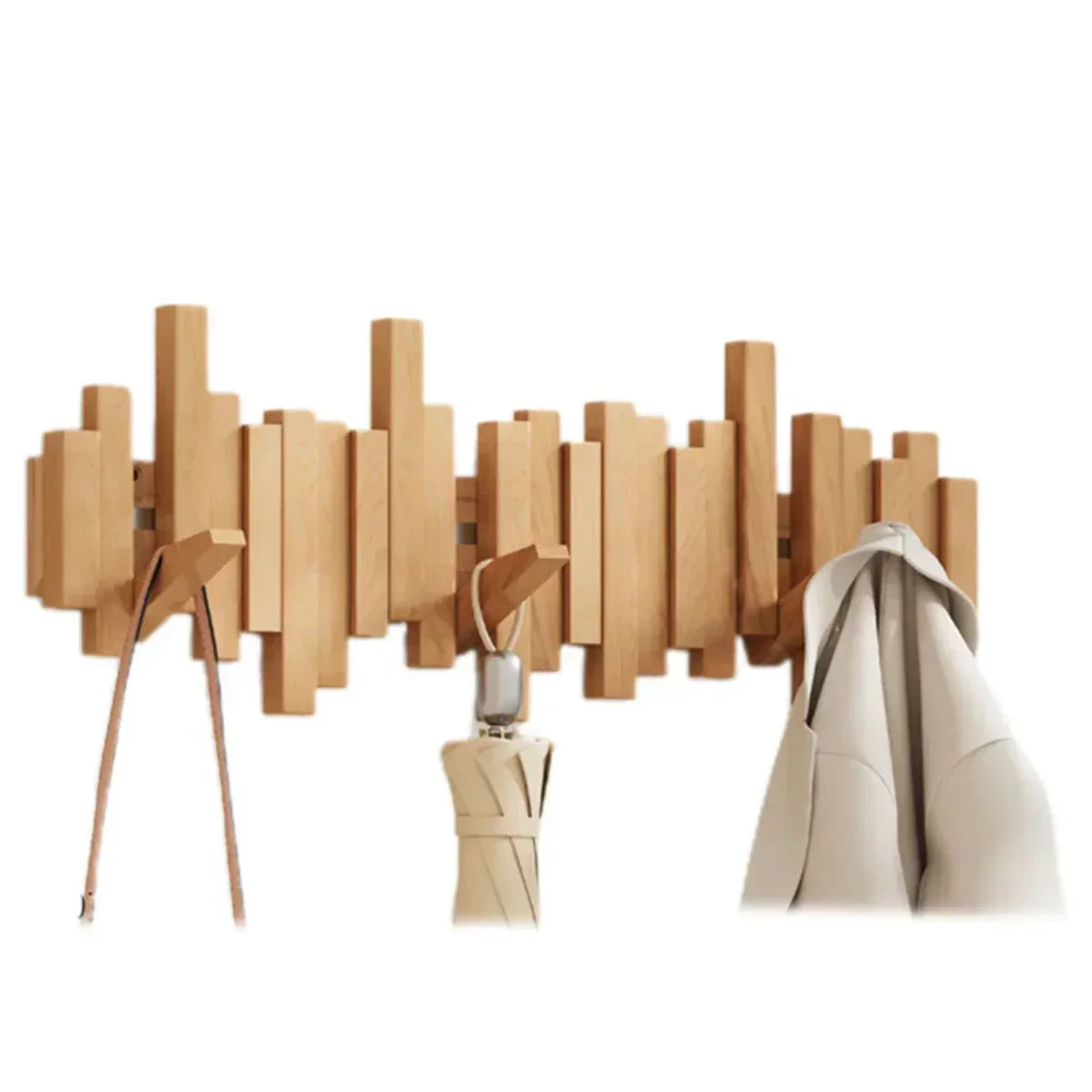 Wall Hook Piano Wood Wall-Mounted Space-Saving