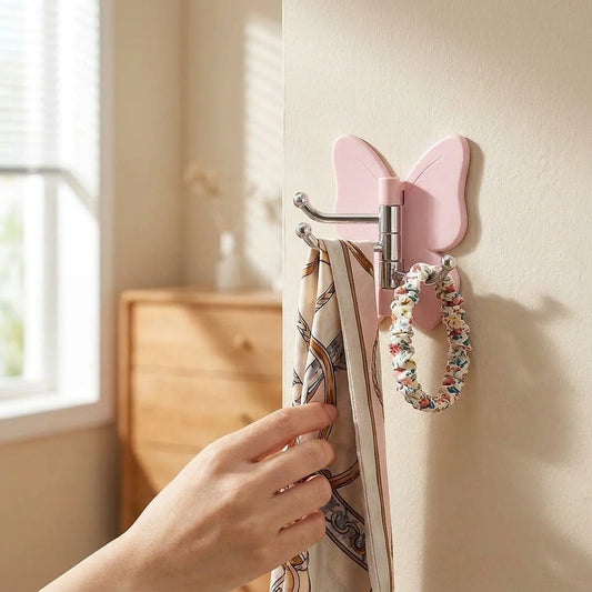 Wall Hook Rotatable Butterfly Drill Free
