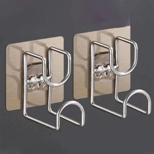 Wall Hook Stainless Steel Adhesive Mount Rust-Resistant