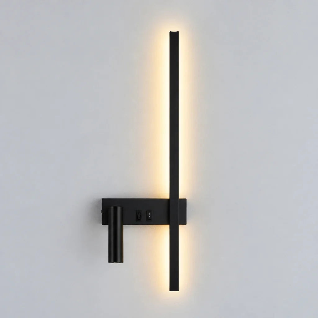 Wall Light Swivel Head Tri-Color LED Aluminum