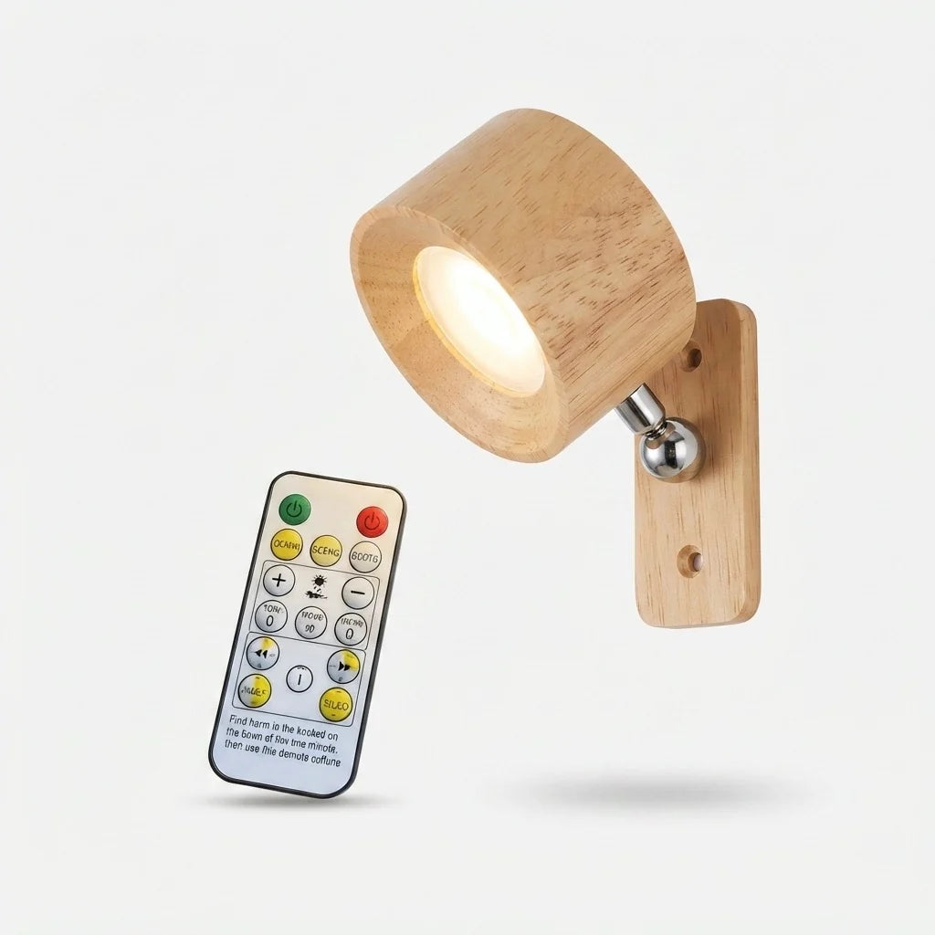 Wall Light Wireless Magnetic Mount Remote Dimmer USB Rechargeable
