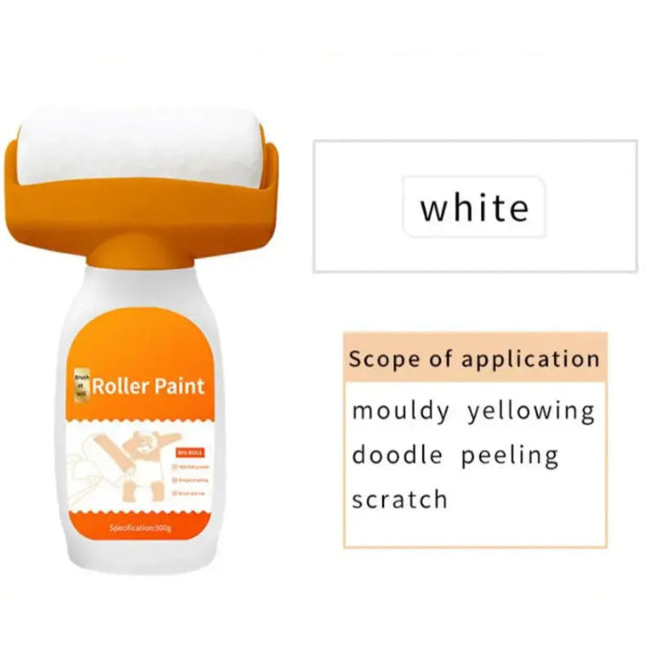 Wall Touch-Up Roller Refillable Foam 17.6 Oz Paint Tank