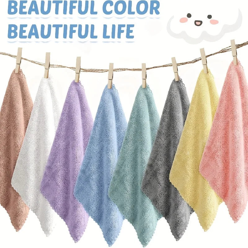 Washcloth Set 20-Piece Quick-Drying Polyester Lint-Free