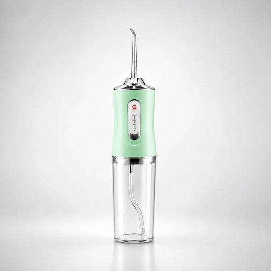 Water Flosser Cordless USB Rechargeable 360 Degree Rotating Tips