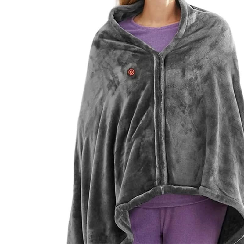 Wearable Heated Blanket USB-Powered 3 Heat Settings