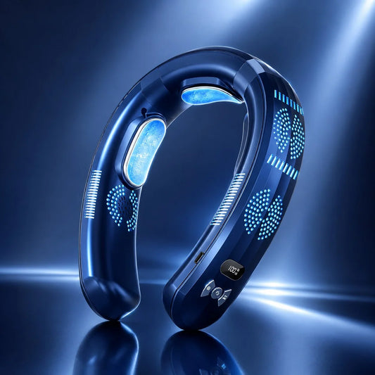 Wearable Neck Fan Cooling & Heating Rechargeable 6000 mAh