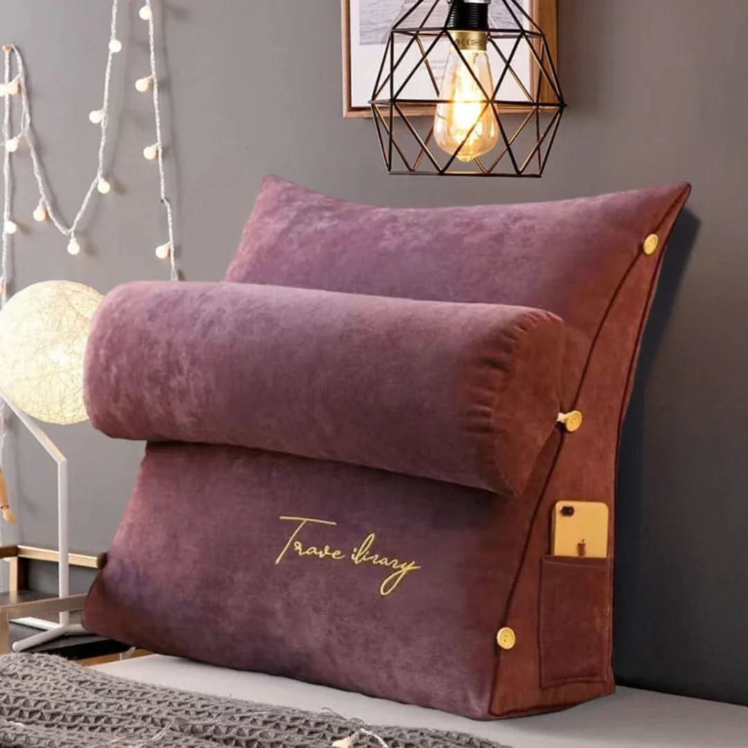 Wedge Cushion Ergonomic Back & Leg Support Washable Cover