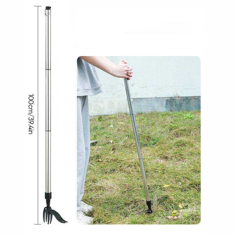 Weed Puller Telescopic Handle Stainless Steel Blade-Free