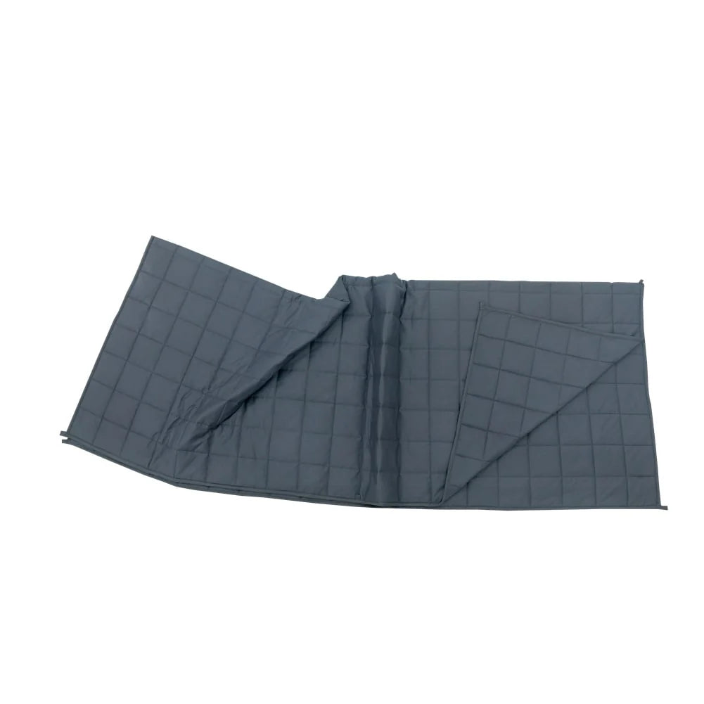 Weighted Blanket Cooling Quilted Cotton Glass Bead 15 Pound