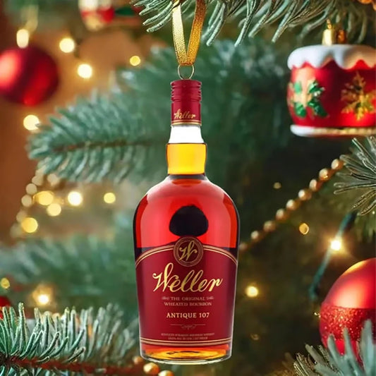 Whiskey Advent Calendar 24 Acrylic Bottle Ornaments