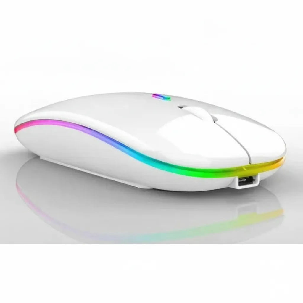 Wireless Mouse Rechargeable Bluetooth & USB Receiver