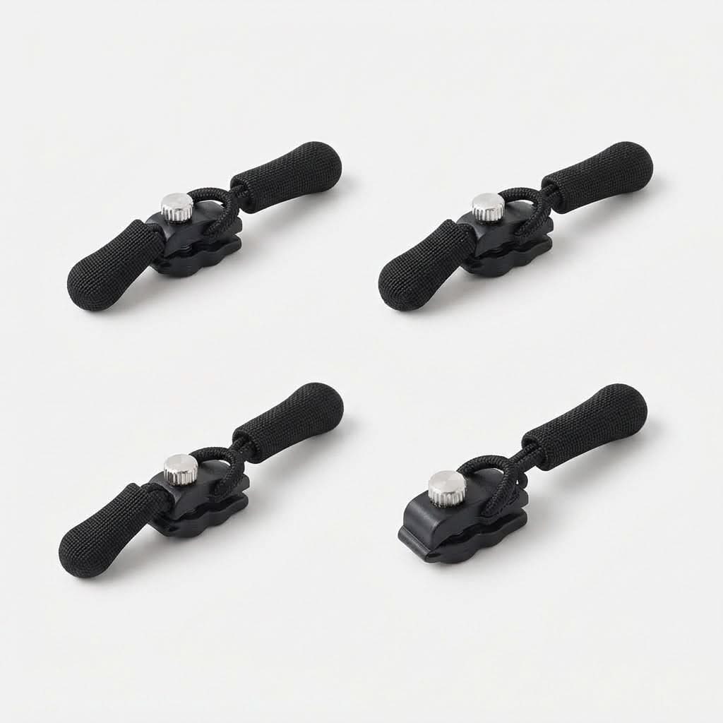 Zipper Repair Kit Tool-Free Snap & Metal 25-Piece