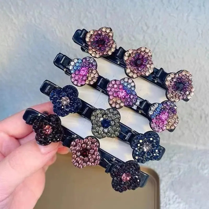 Hair Clip Braided Crystal Secure Hold