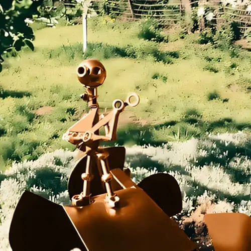 Garden Wind Spinner Animated Musician & Weather-Resistant Steel