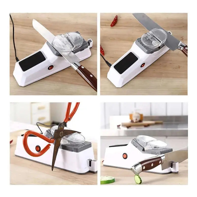 Electric Knife Sharpener Cordless USB Rechargeable
