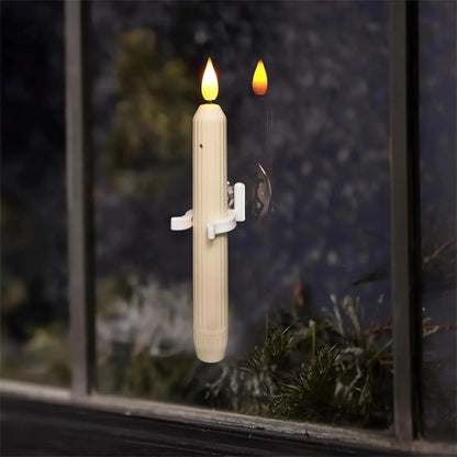 LED Window Candles Warm White Flicker Set of 6
