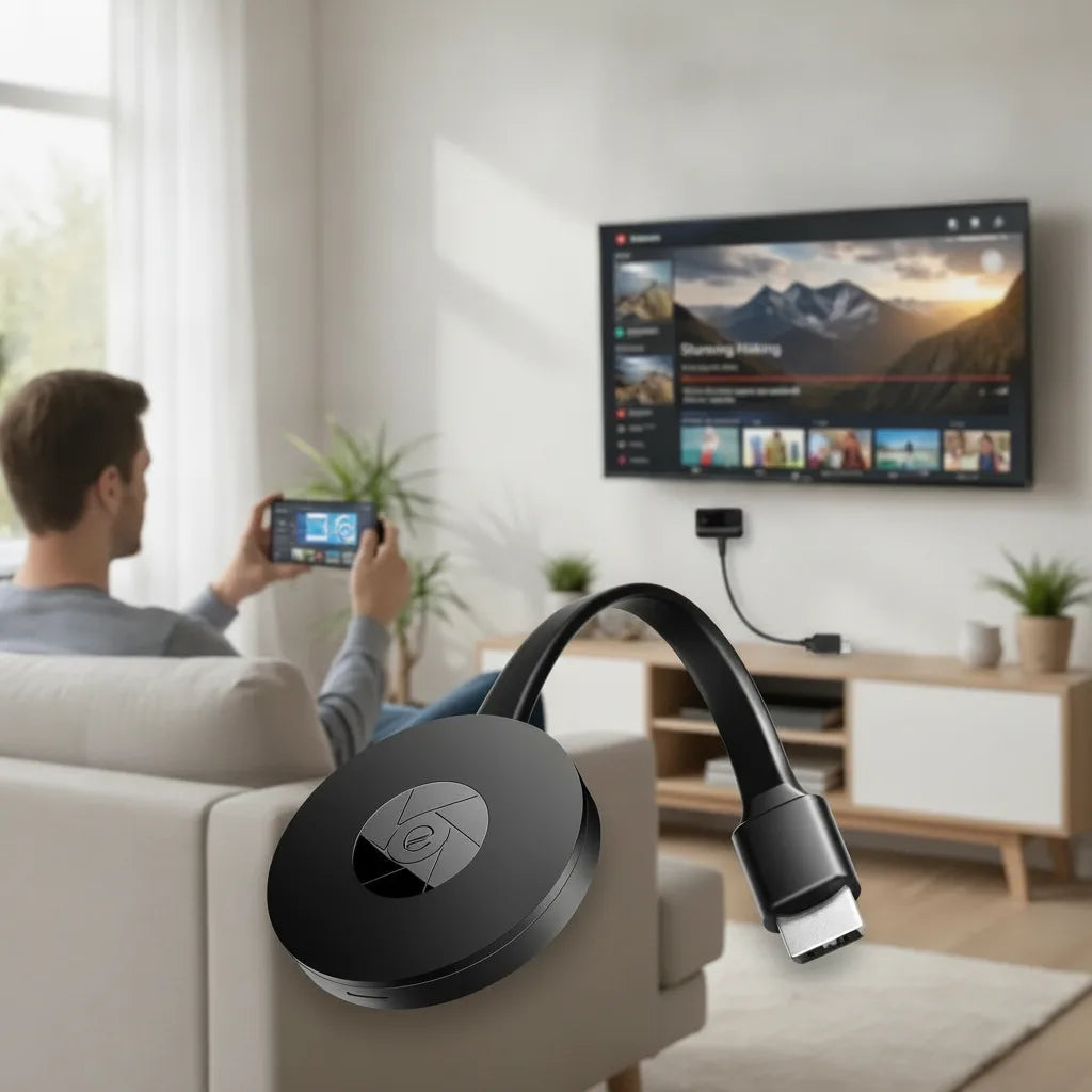Screen Mirroring Adapter Full HD 1080p No Apps & Cables