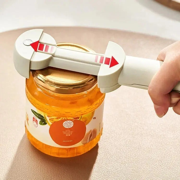 Can & Jar Opener Adjustable Grip Non-Slip Magnetic Wall-Mount