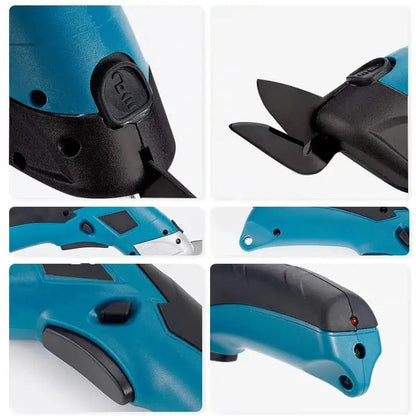 Scissors Cordless USB Rechargeable Precision Blades & Ergonomic Handle