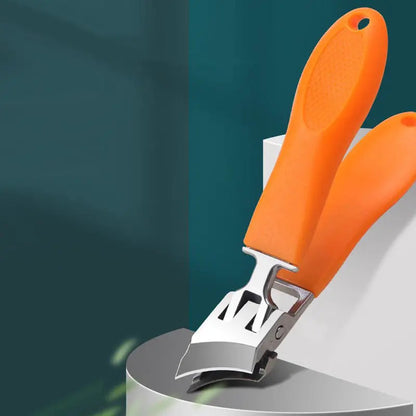 Nail Clipper Heavy-Duty Stainless Steel Splash Guard