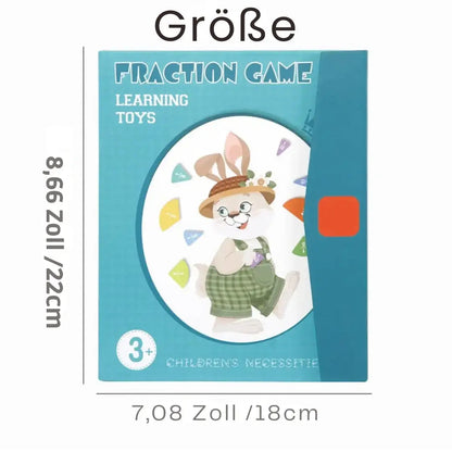 Fraction Learning Set Magnetic Tiles & Discs Eco Plywood