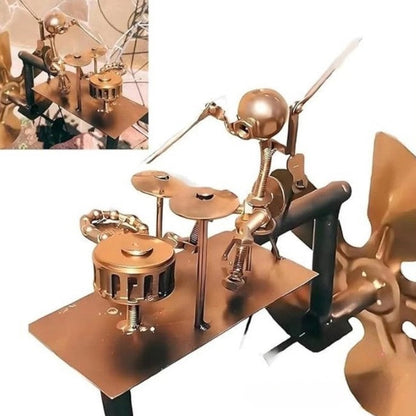 Garden Wind Spinner Animated Musician & Weather-Resistant Steel