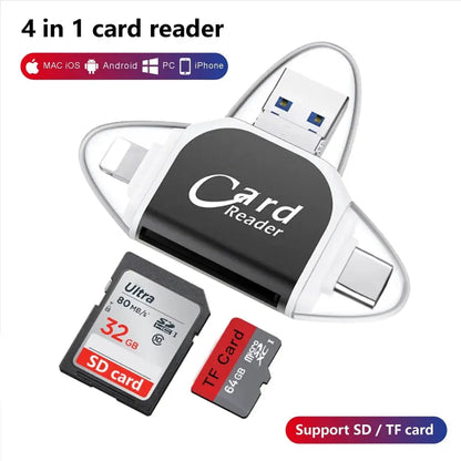 Card Reader Universal Lightning & USB-C 5 Gbps