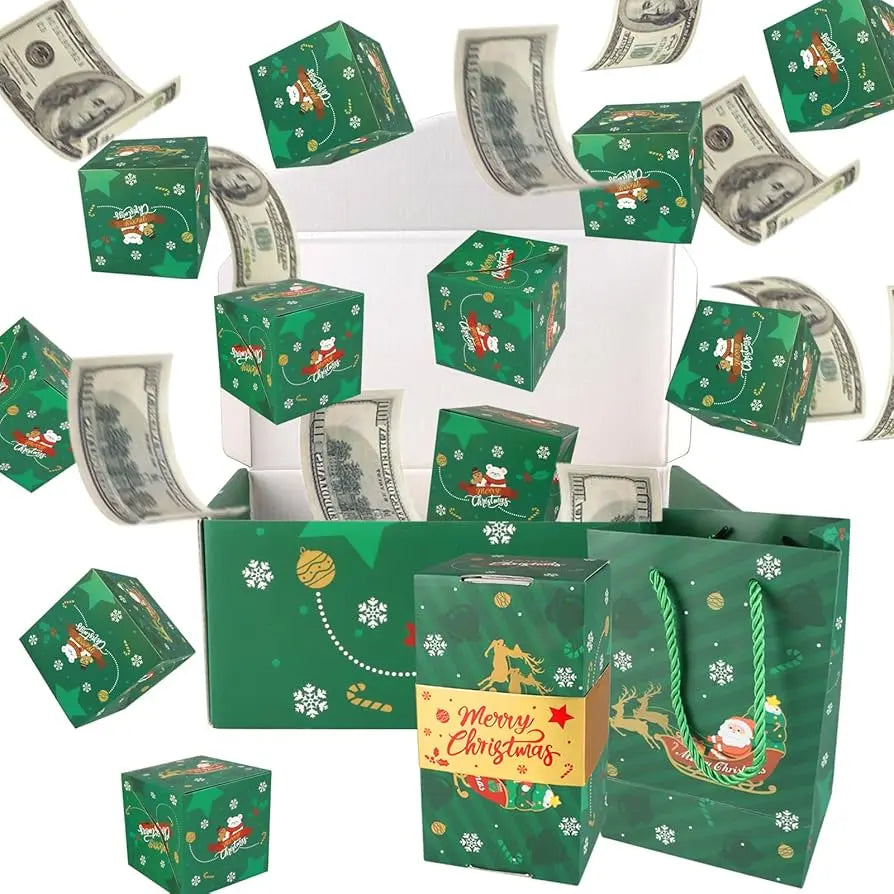 Surprise Gift Box Pop-Up Cube & Secret Compartment