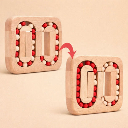 Handheld Spin Puzzle Natural Wood Quiet Rotation
