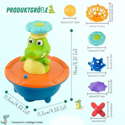 Bath Toy Water-Activated LED 6 Interchangeable Nozzles