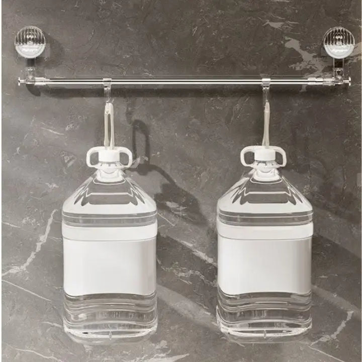 Towel Rack Telescopic Suction Cups & Stainless Steel