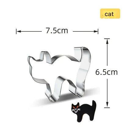 Cookie Cutters Halloween Stainless Steel Set of 7