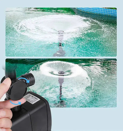 Garden Fountain Pump Adjustable Flow Whisper-Quiet Weatherproof