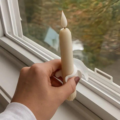 LED Window Candles Warm White Flicker Set of 6