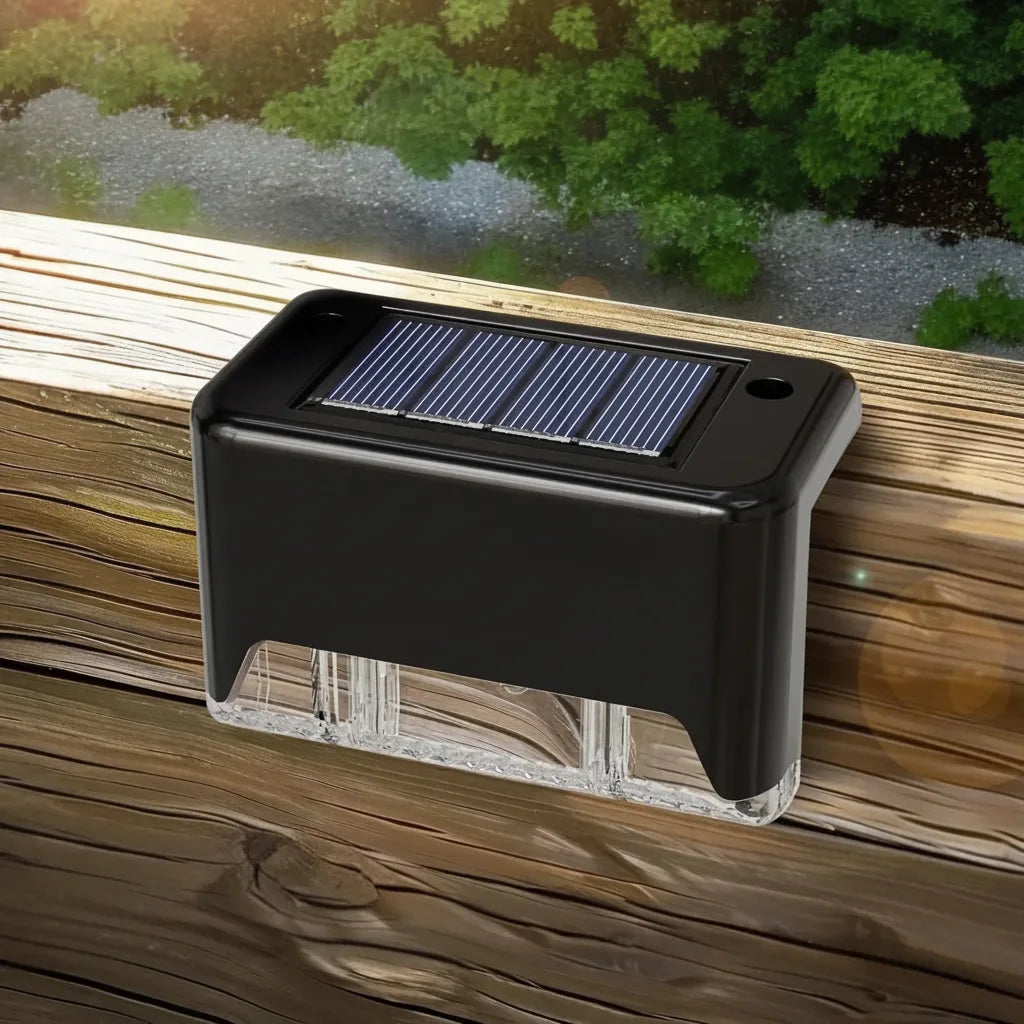 Solar Patio Lights Weatherproof Motion Sensor Set of 4