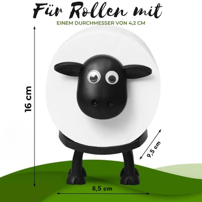 Toilet Paper Holder Sheep Design Space-Saving