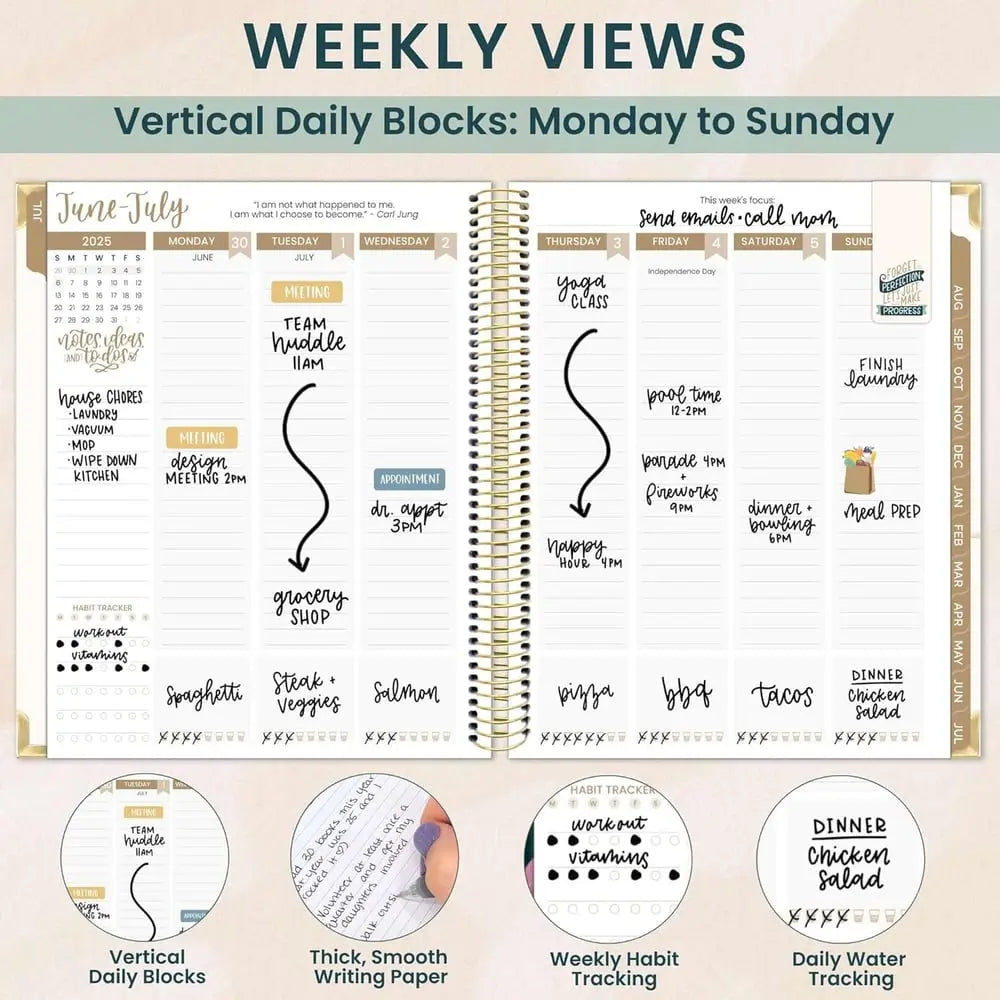 Planner Stencil Set Precision-Cut Mylar Three-Pack