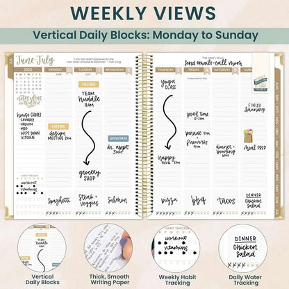 Planner Stencil Set Precision-Cut Mylar Three-Pack