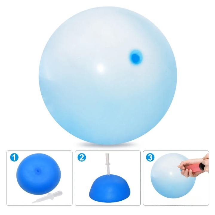 Kids Bubble Ball TPR BPA-Free Water & Air-Fillable