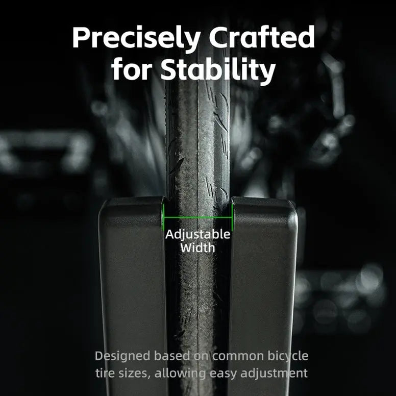 Indoor Bike Stand Adjustable Width Non-Slip Feet Tool-Free Assembly