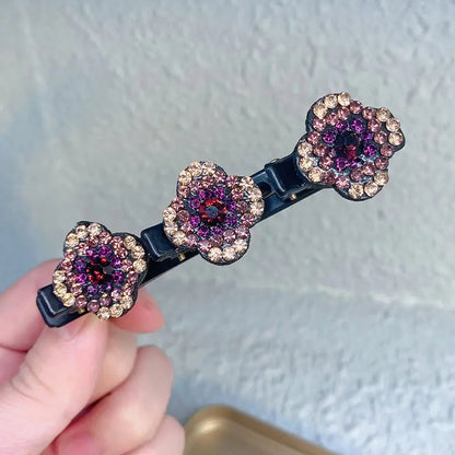 Hair Clip Braided Crystal Secure Hold