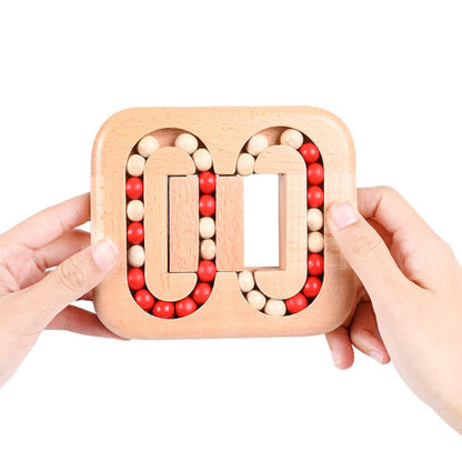 Handheld Spin Puzzle Natural Wood Quiet Rotation