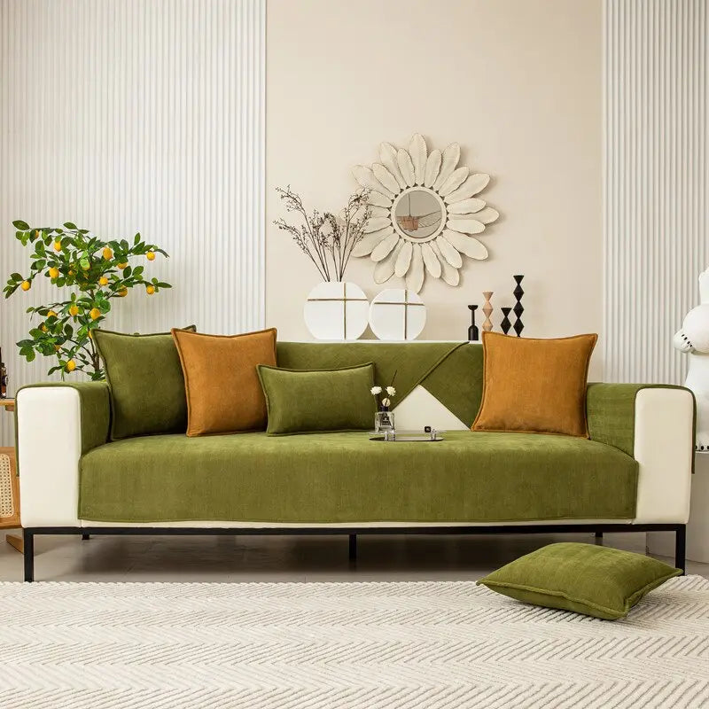 Sofa Cover Non-Slip Chenille Machine Washable