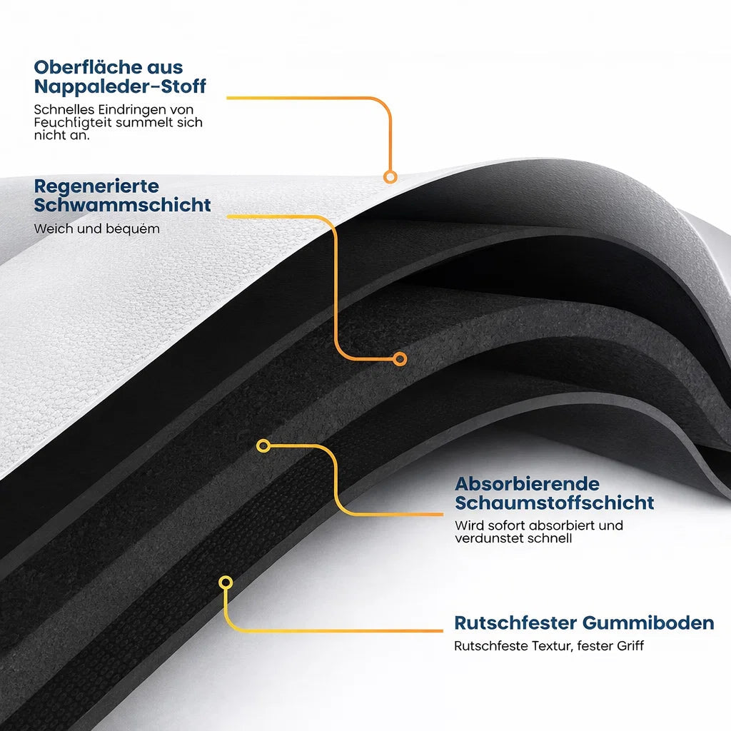 Kitchen Floor Mat Super Absorbent & Non-Slip Rubber Backing