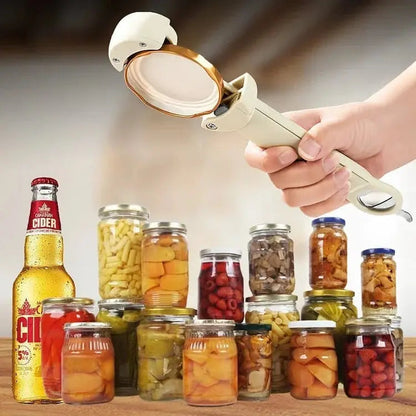 Can & Jar Opener Adjustable Grip Non-Slip Magnetic Wall-Mount