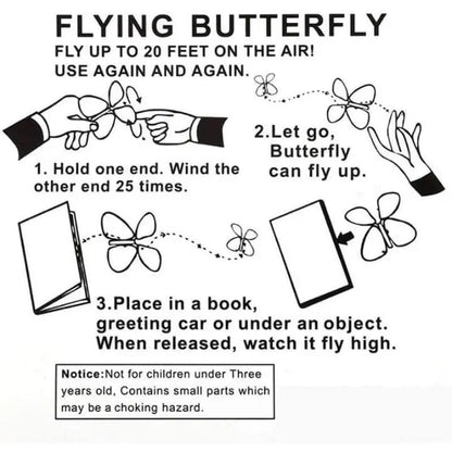 Flying Butterfly Set Pop-Up Reusable 15-Piece