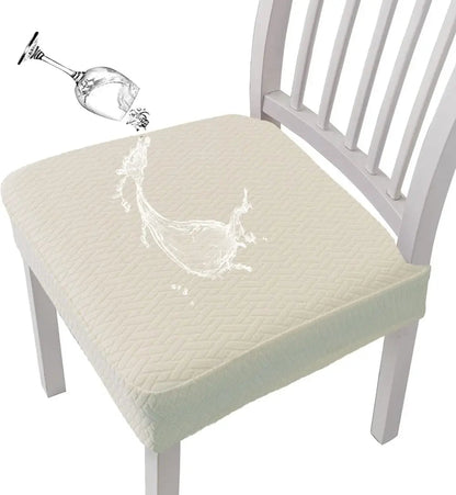 Chair Cover Set Jacquard Stretch Waterproof
