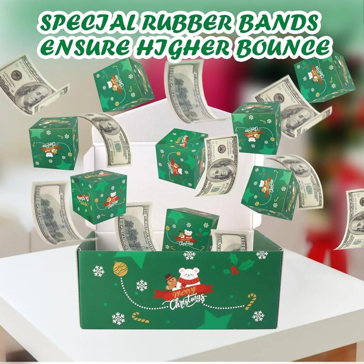 Surprise Gift Box Pop-Up Cube & Secret Compartment